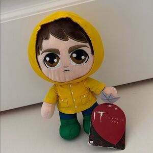 IT WELCOME TO DERRY Chapter One Warner Bros. 8" GEORGIE Plush Jazwares
